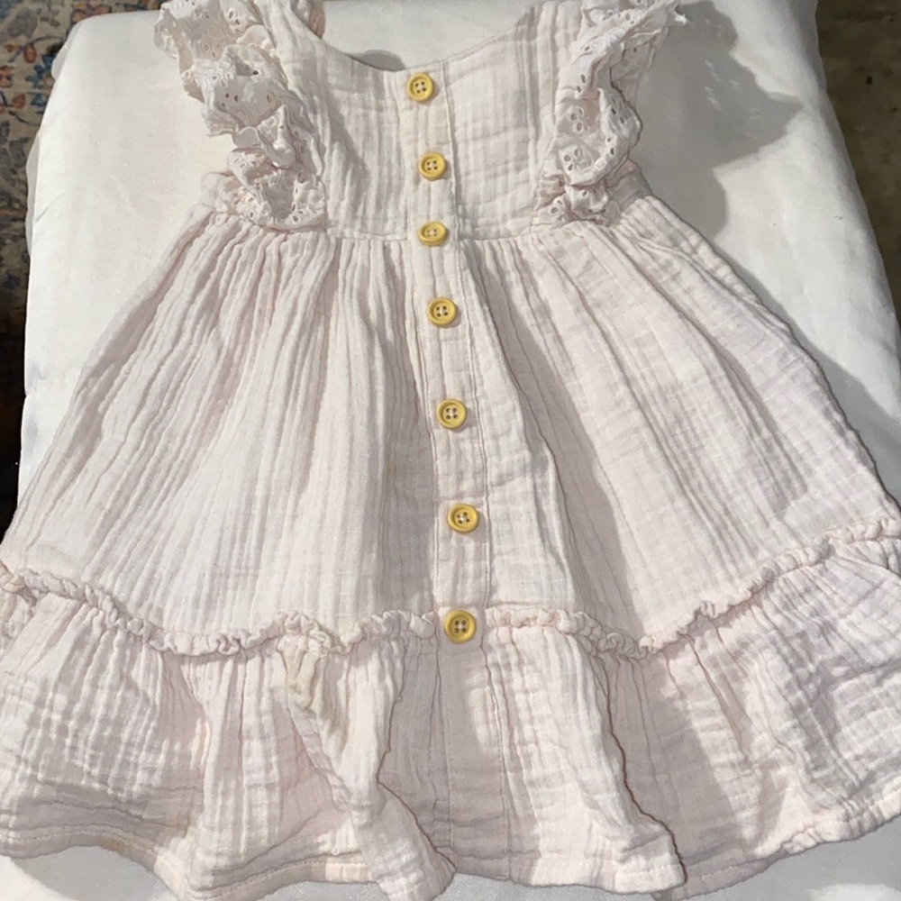 Cute pale pink color Cotton summer dress by Rachel Ashwell